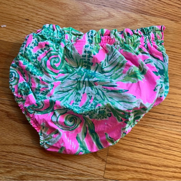 Lilly Pulitzer pink and green diaper cover size 18-24 months - Picture 2 of 3
